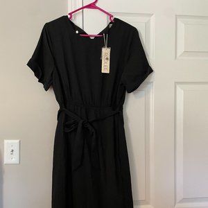 Roolee High/Low Faux Wrap Dress